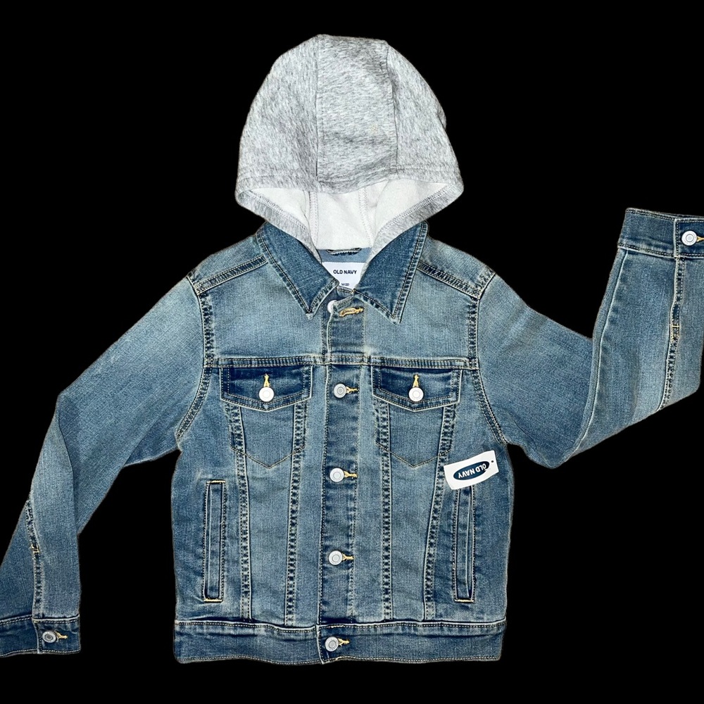 Youth Old Navy Hooded Jean Jacket